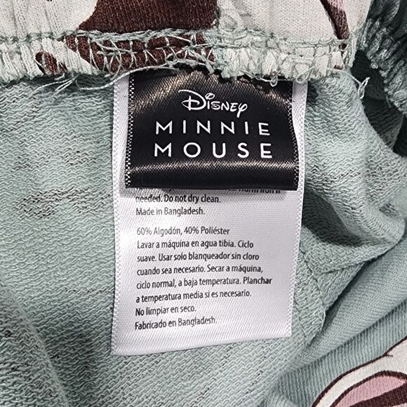 Disney Minnie Mouse  Minnie & Mickey Mouse Print Shorts Size Medium - Picture 7 of 9